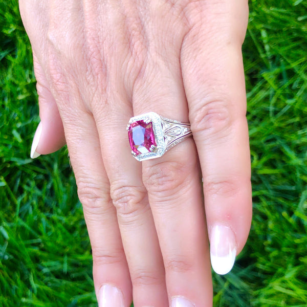 David yurman store pink sapphire ring