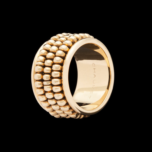 Chaumet 18k Gold Abacus Ring - 66mint Fine Estate Jewelry