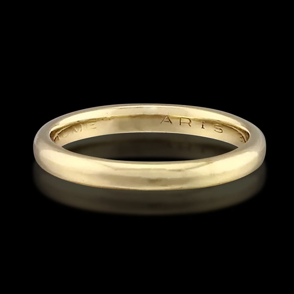 Chaumet Vintage Yellow Gold Diamond Ring
