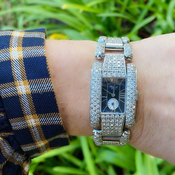 Geneve Ladies Watch with Diamond Bezel - 66mint Fine Estate Jewelry