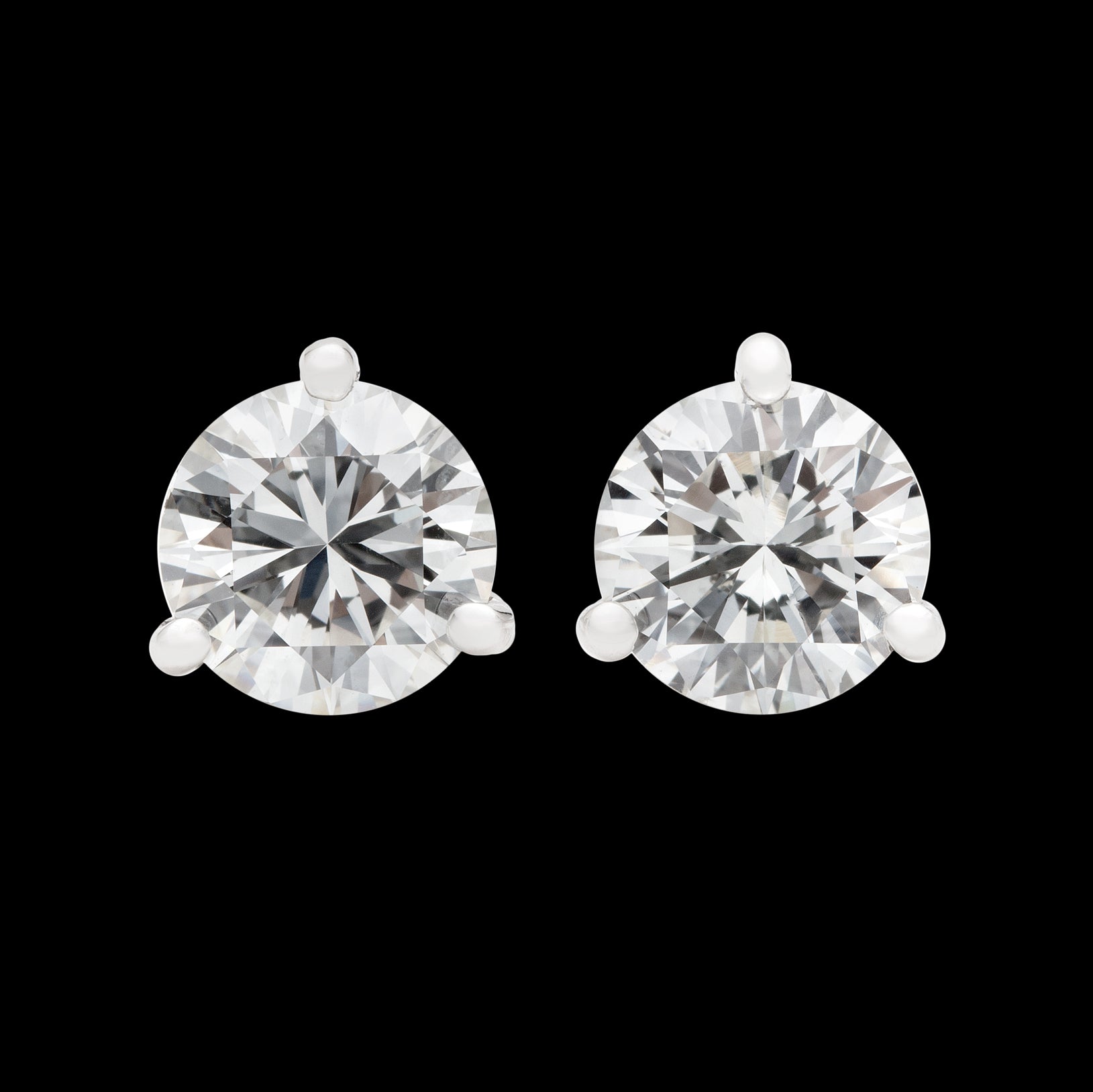 Courtney Lab Grown Diamond Earrings -14K White Gold, Halo, 0.70 Carat, –  Best Brilliance