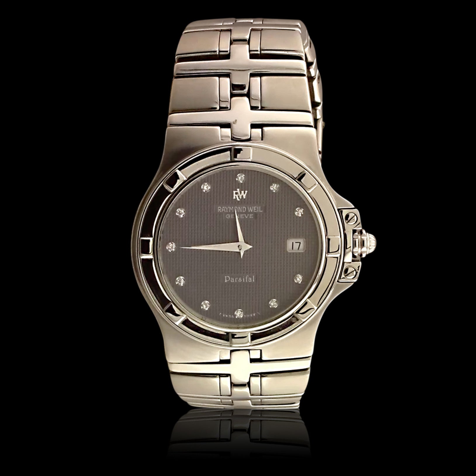 Raymond weil sales mens diamond watch