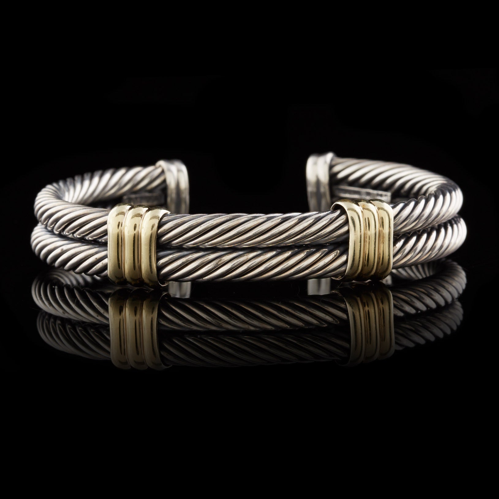 David Yurman Men's Cable Cuff Bracelet