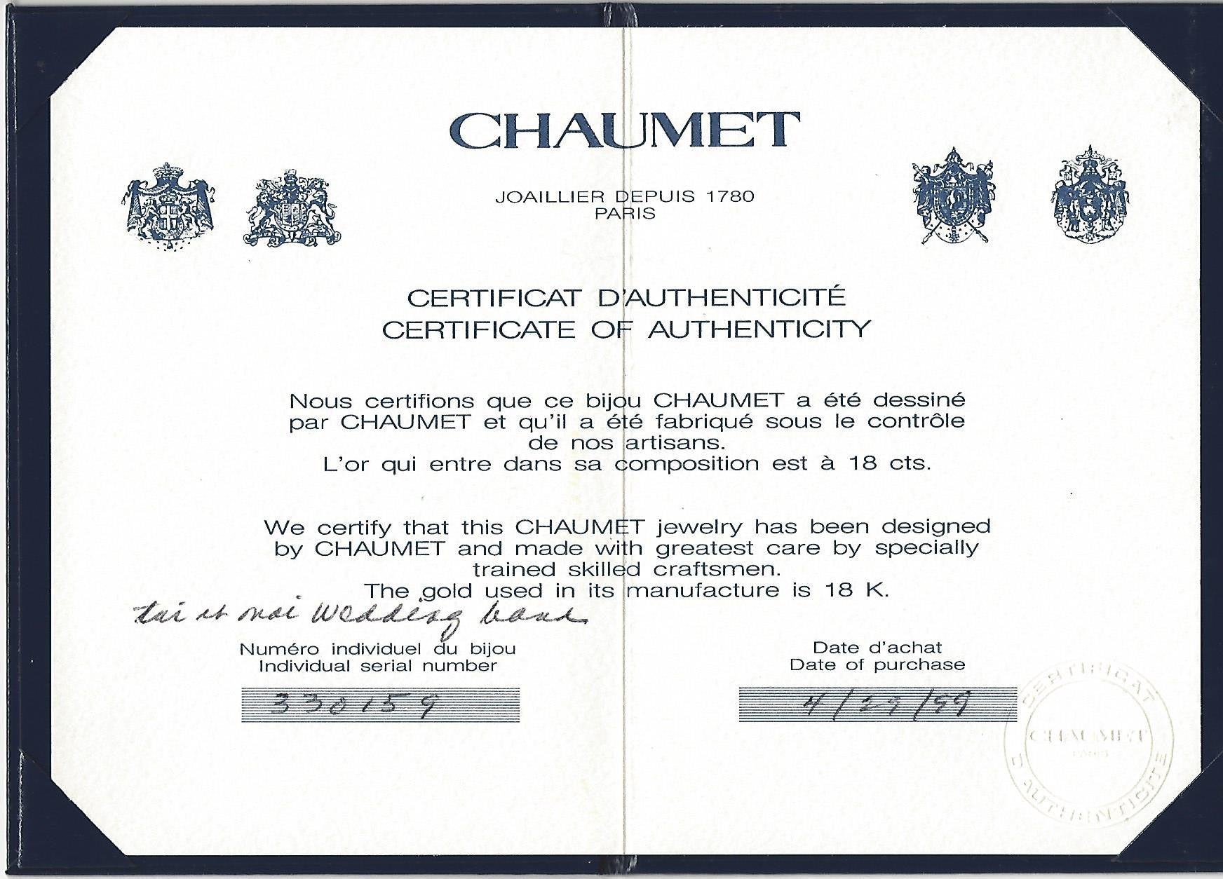 Chaumet Paris luxury brand jewelry 18K rose gold Rings 925 Silver
