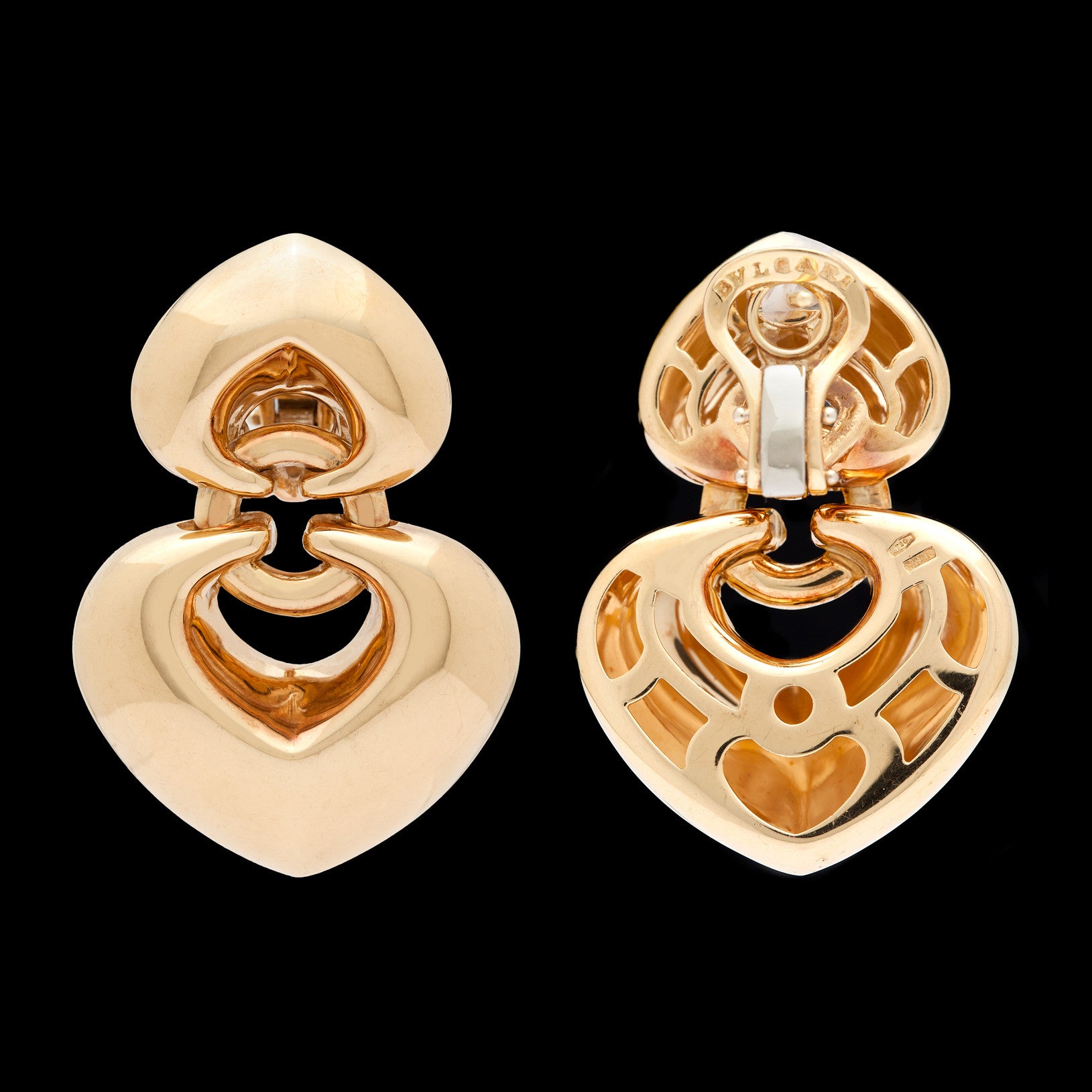 Bvlgari hot sale heart earrings