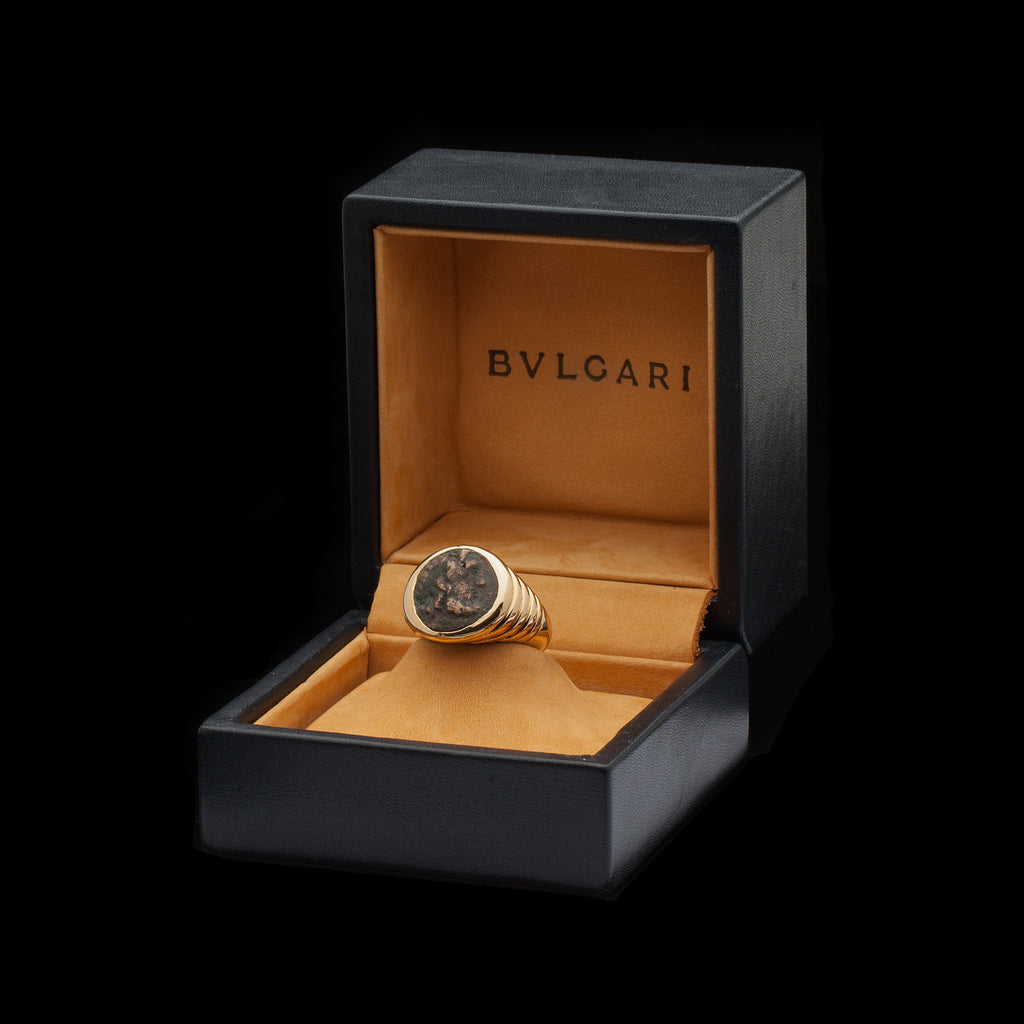 Bulgari coin sale ring