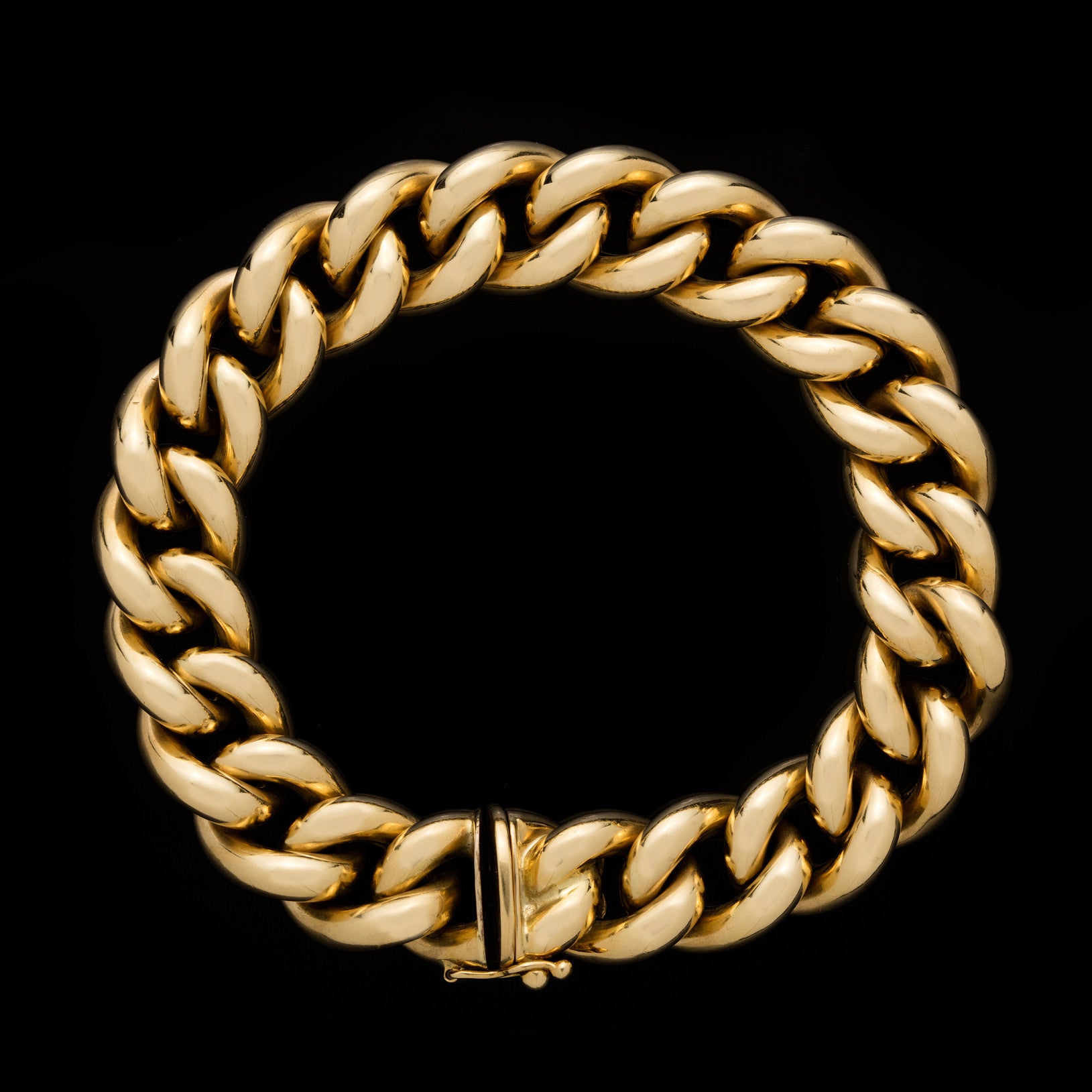 Vintage Italian Enamelled Gem Set Gold Bracelet  Jewellery Discovery