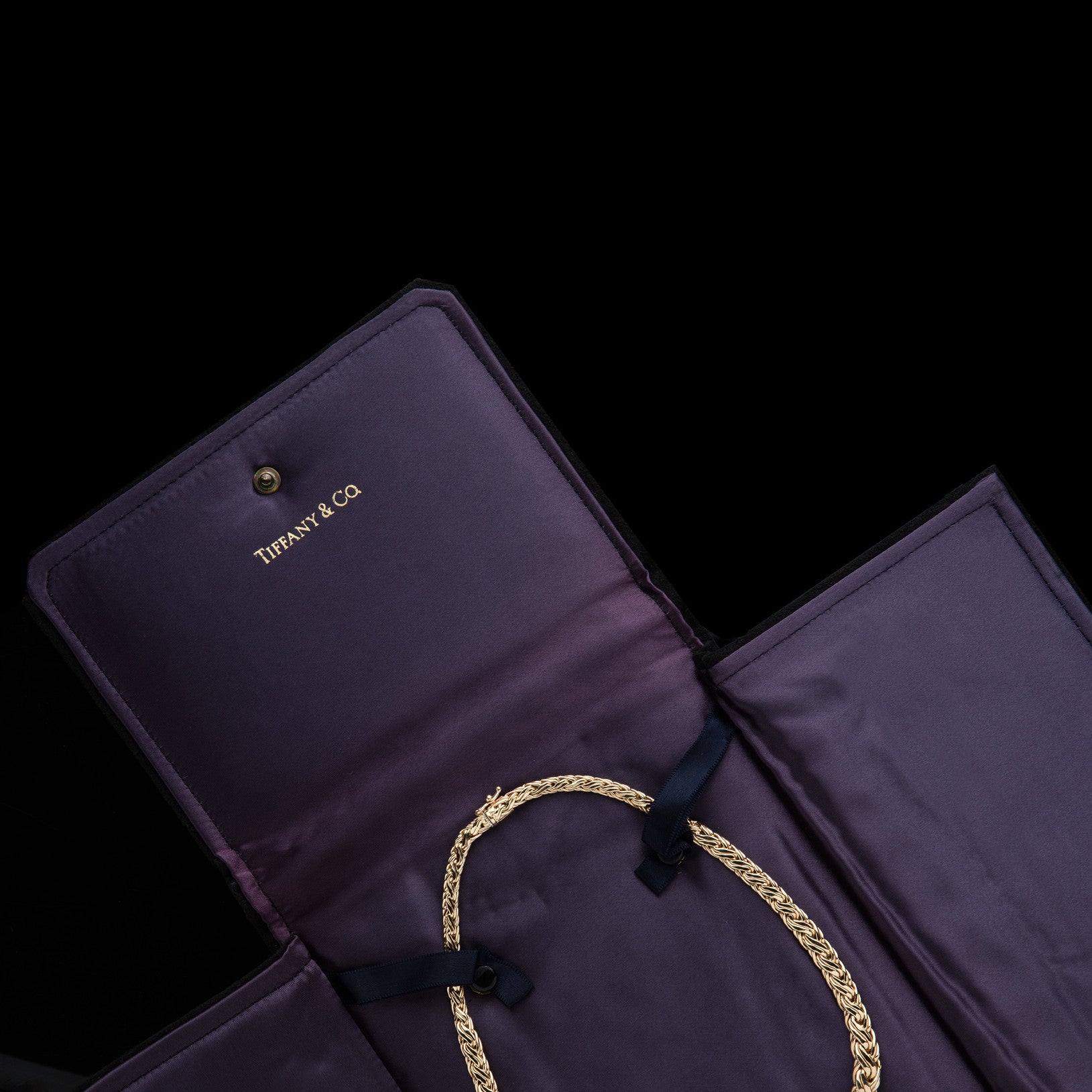 Tiffany & Co.Somerset Gold Mesh Necklace, Pampillonia Jewelers