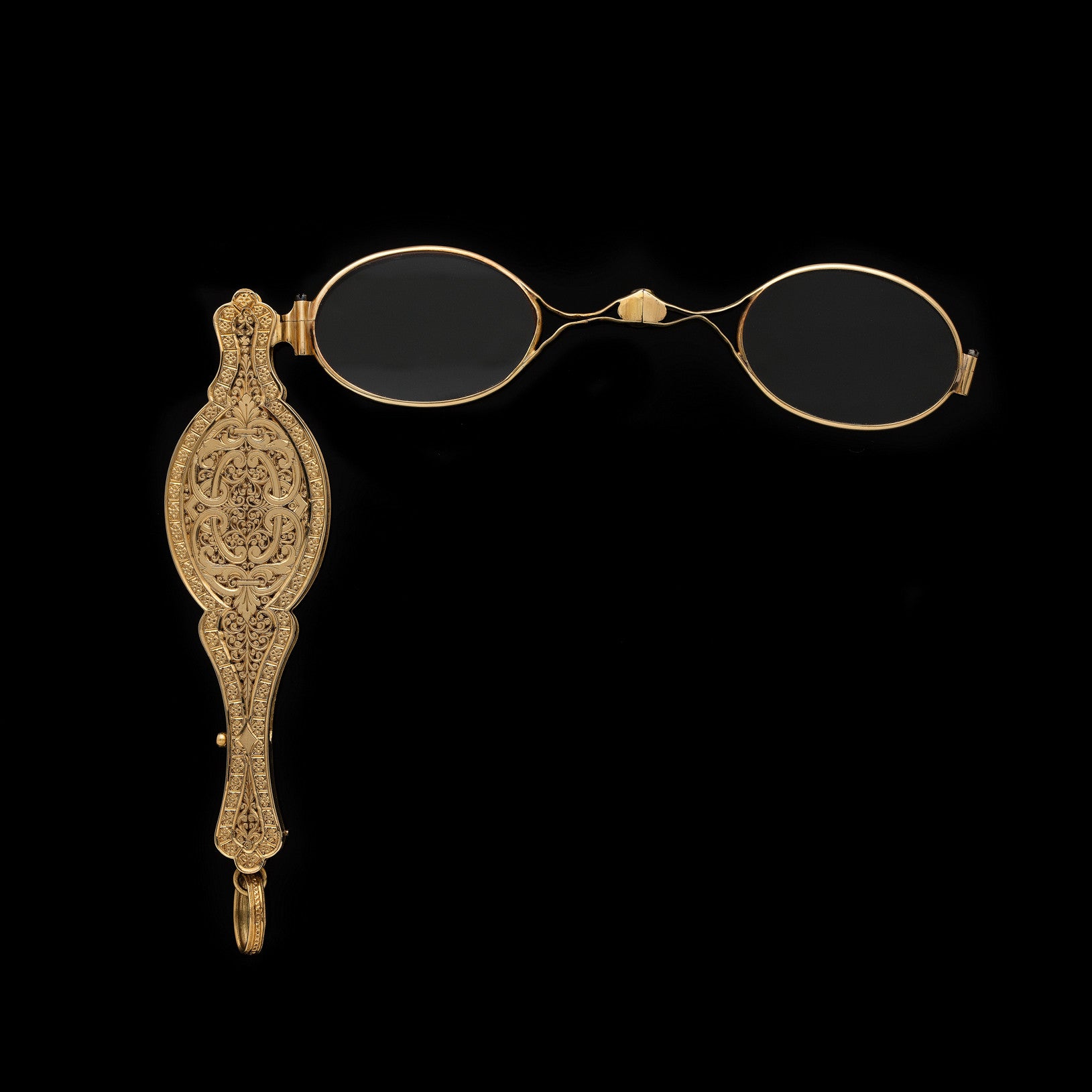 Antique 14K Gold Victorian Vintage Spectacles Lorgnette Eyeglasses