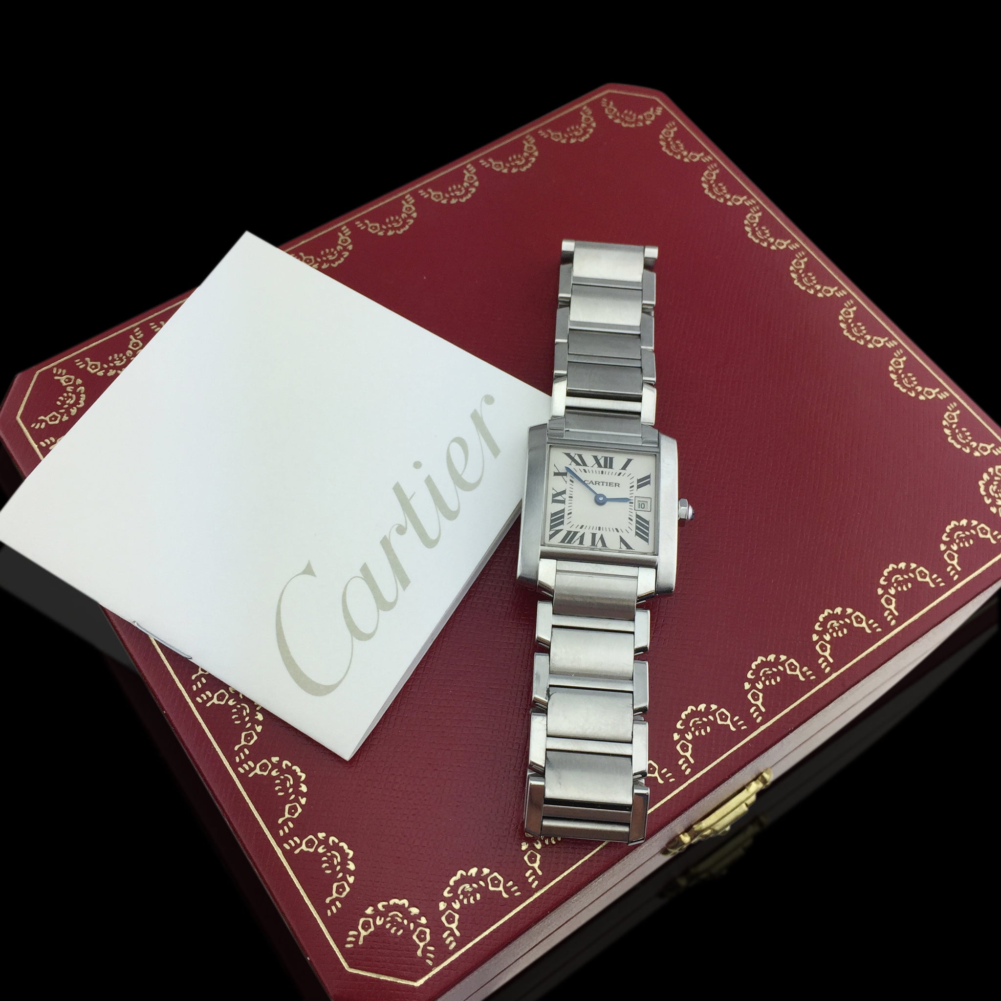 Cartier Tank Francaise 25mm Stainless Steel Ladies Watch