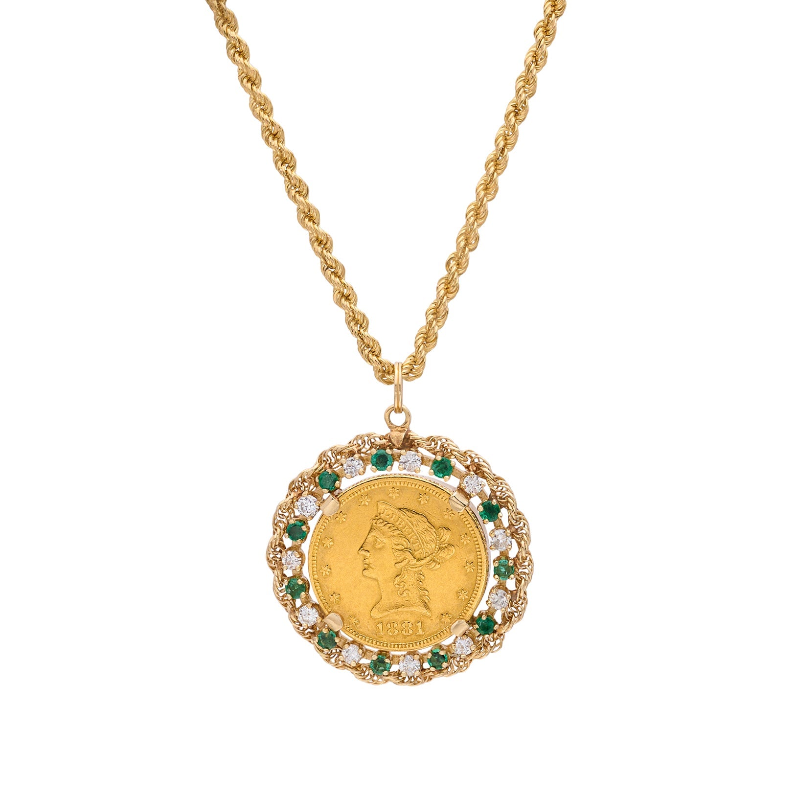 Buy Accessorize London Women's Gold Filigree Coin Pendant Necklace at  Amazon.in