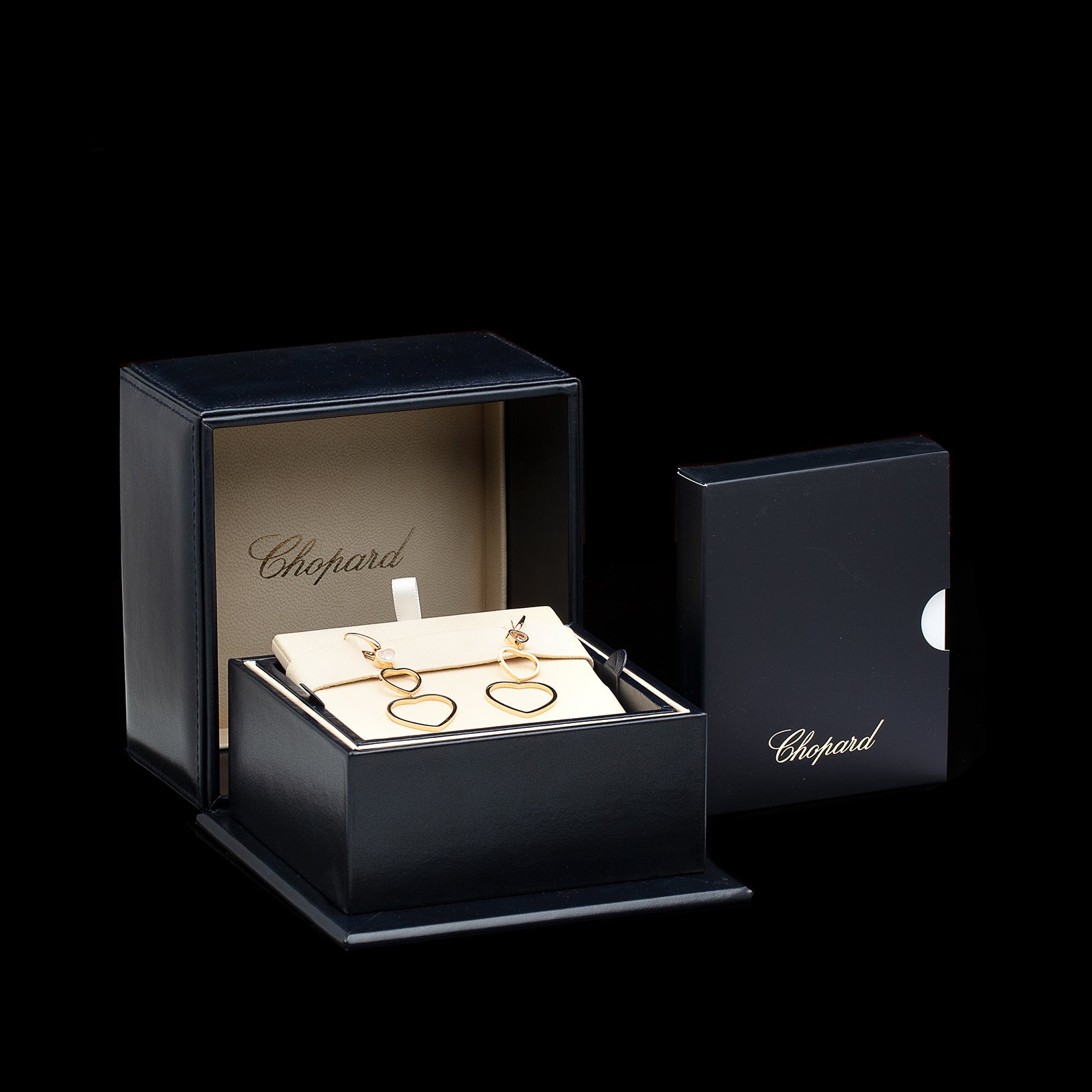 Ashoka Diamond Drop Earrings in 18K Rose Gold, Style #E-2377P-GROUP-18KP