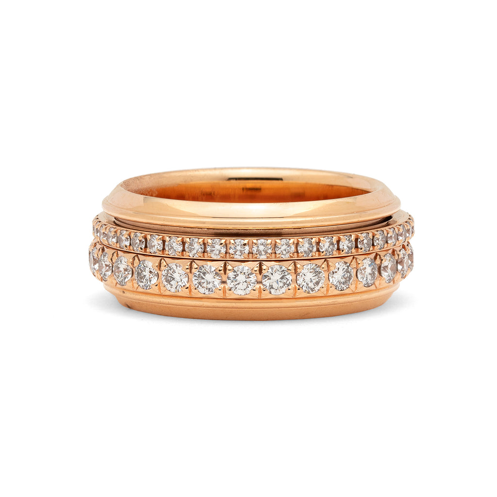 Piaget Possession Mini Ring Diamond 18K Rose Gold Pendant Necklace