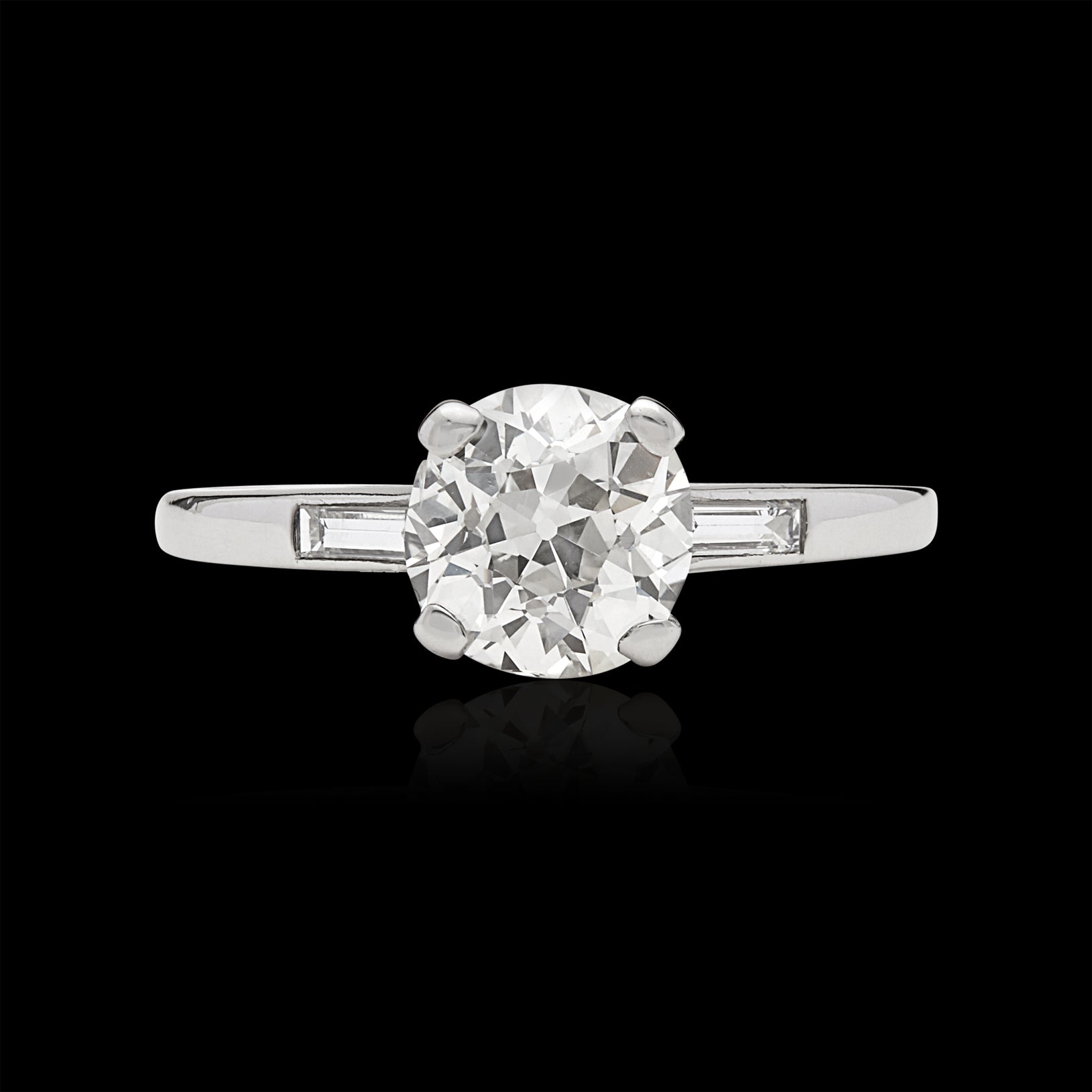 Women's Party Old European Cut Diamond Engagement Ring, Single Women Ring,  Size: 3 Us To 10 Us at Rs 9999 in Surat