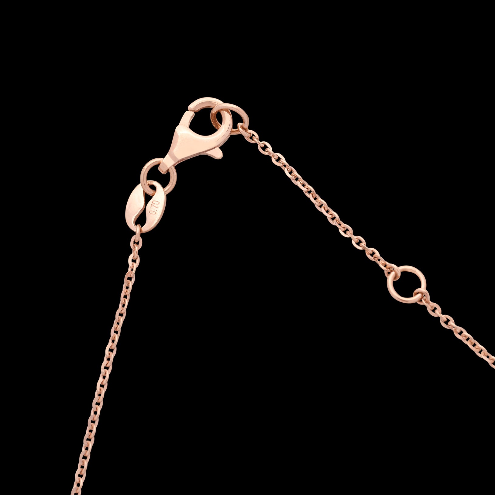 18 karat Rose Gold Diamond Butterfly Necklace - 66mint Fine Estate Jewelry