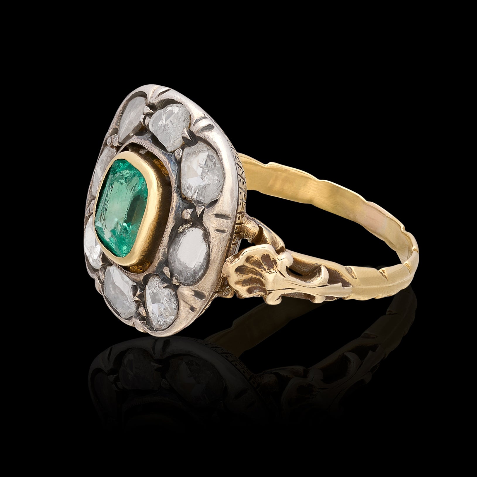 Ca. 1970 – Vintage Emerald ring, incl. Gemstones Appraisal! | Antique  Jewellery Berlin · Engagement Rings · Wedding Bands