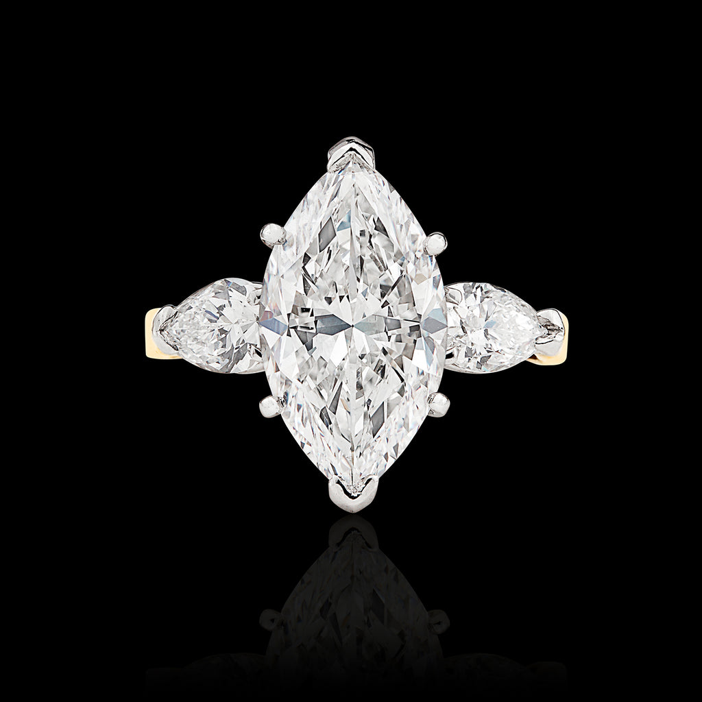 Impressive Tiffany 4.36-ct. Marquise Diamond Ring - 66mint Fine Estate ...